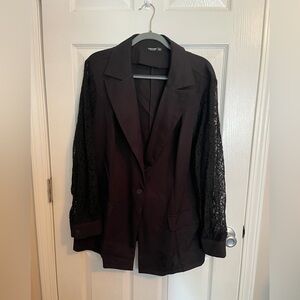 Black Womens Plus Size Blazer